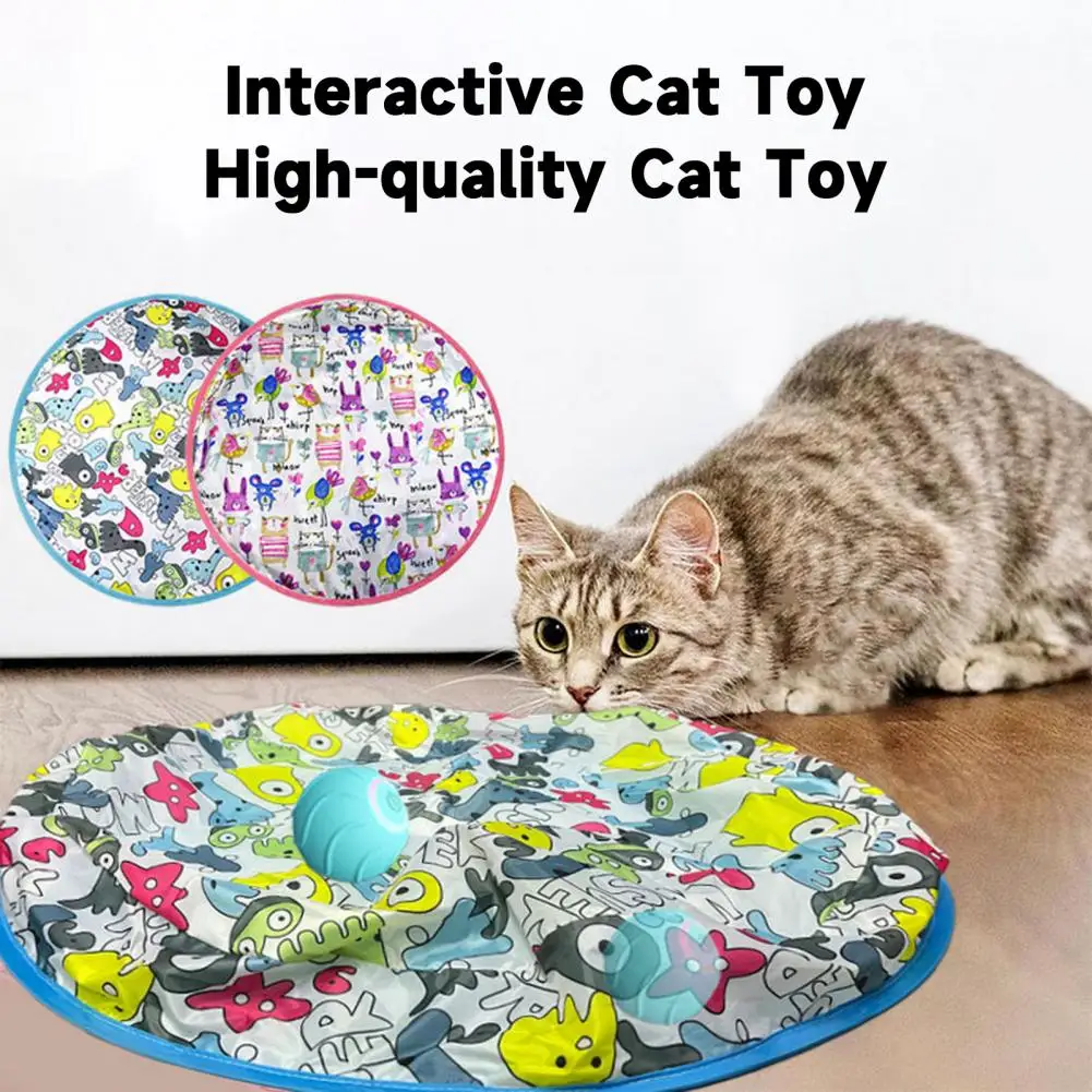 Cat Toys Interactive Moving Ball Undercover,Funny Toy for Indoor Cats Realistic Prey Simulation Hide Seek Game Pet Toys