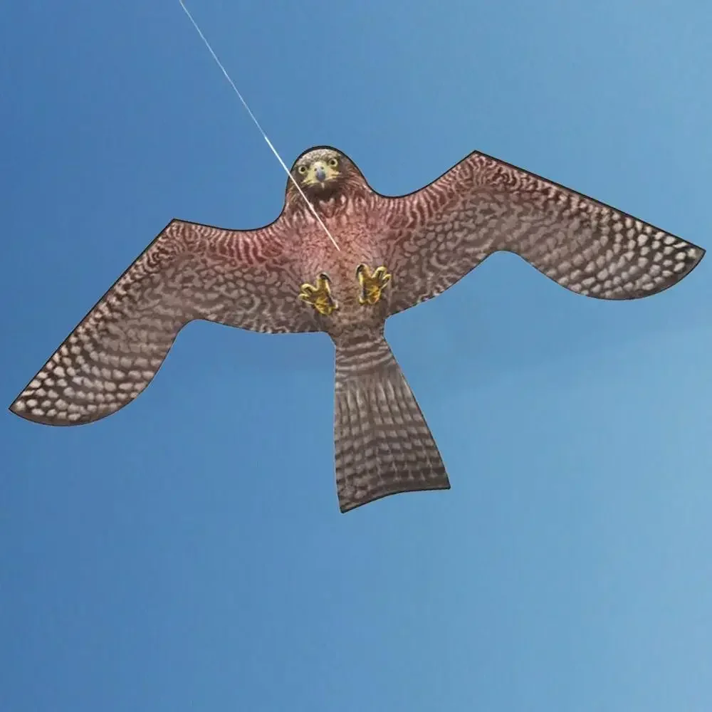 Anti Bird Flying Hawk Kite Bird Repeller Large Eagle Kites Scarecrow Decoy for Farm Garden Bird Pigeon Repellent Kite No stick
