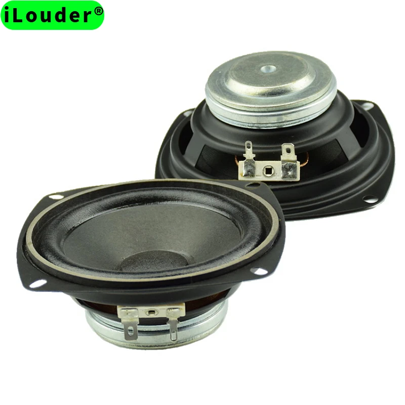 Factory Paper cone+Cloth edge Iron frame 92DB 4inch Full range Speaker 4Ω/8Ω Optional Rated Power 15W with 57mm-Neodymium magnet