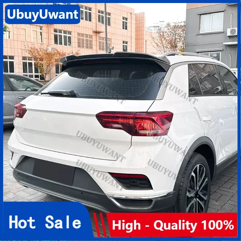 For VW T-ROC MK1 A11 TSI TDI R R-line SUV 2017-2024 Roof ABS Rear Spoiler Tail Trunk Boot Wing Cover Car Accessories