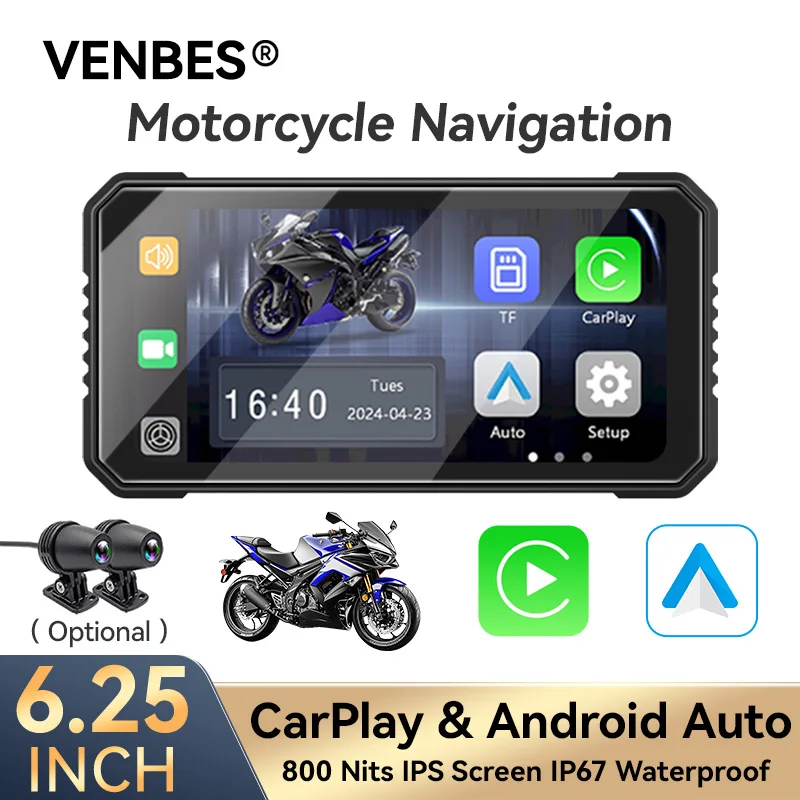 Ecran-de-navigation-pour-moto-venbes-625''-universel-sans-fil-carplay-android-auto-ip67-etanche