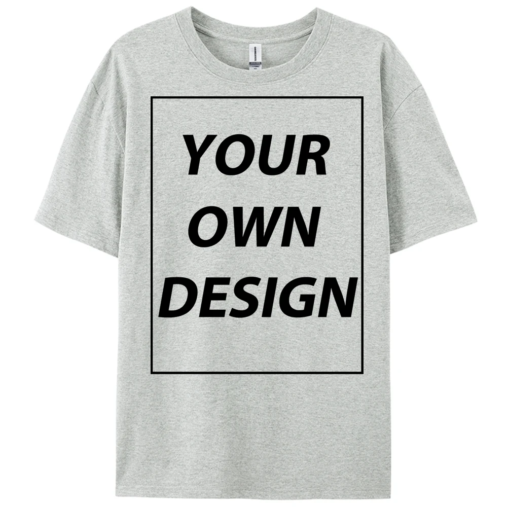 Man Vrouw Aangepaste Foto T-shirt Zomer Katoen Korte Mouw Comfy Soft Tee Top Eenvoudige Cool Streetwear Mode Casual Kleding