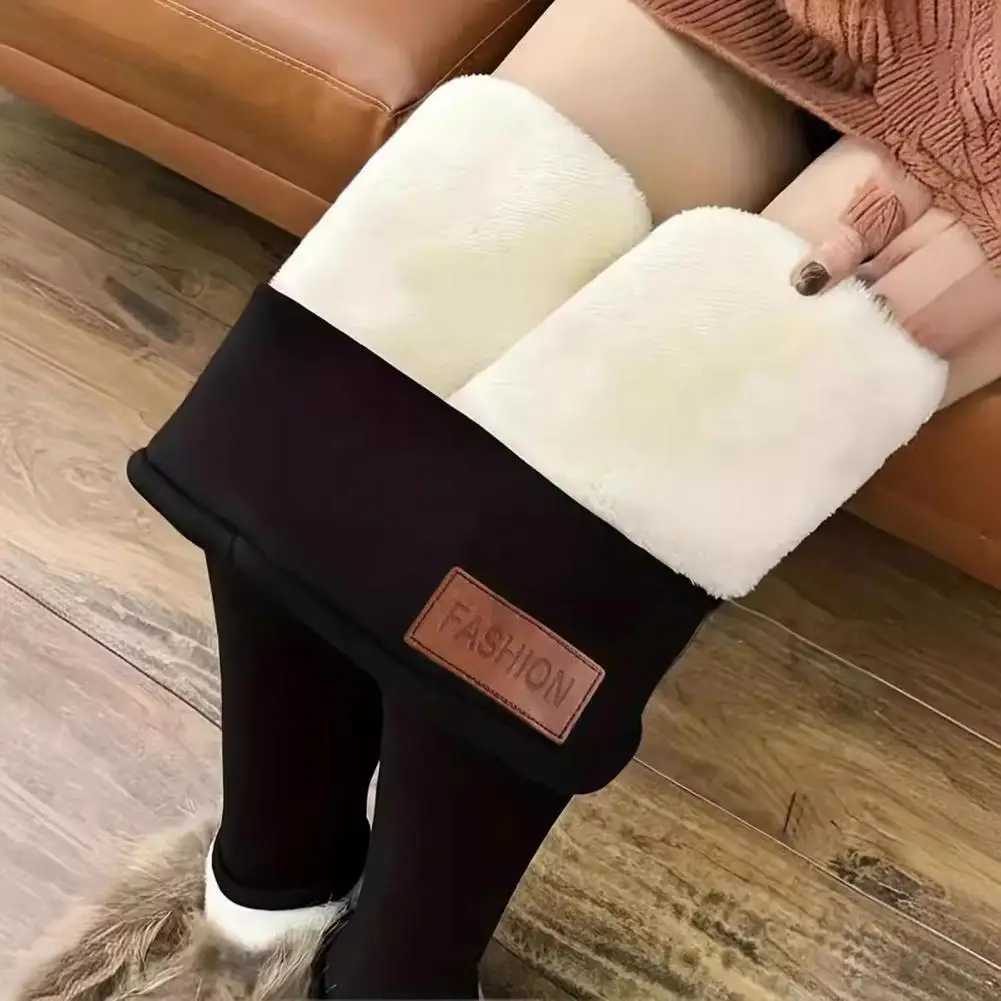 Women Winter Leggings Velvet Lined High Waist Leggings for Women Slim Fit Lift Skinny Pants with Thickened Warmth Ideal for Yoga