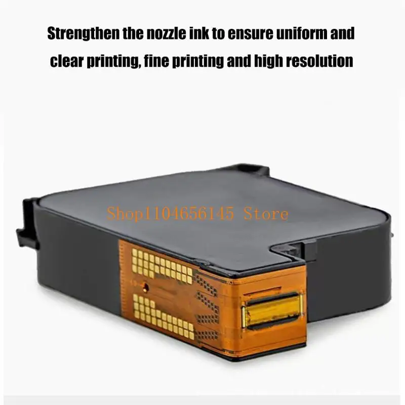 652F BT2580P Quick Dry Cartridge For Handheld Inkjet Printer,Various Surfaces Application, Smooth Black