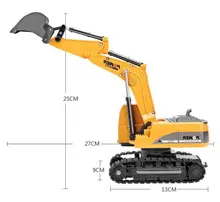 RC Excavator 2.4GHz 6 Channel Toy for Kids Christmas #5