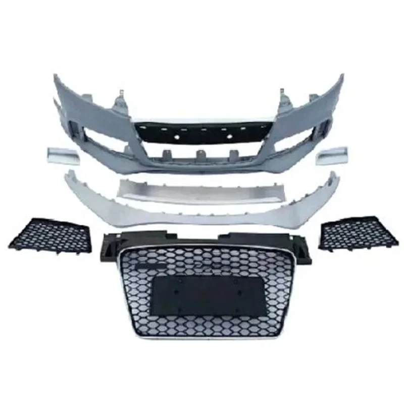 

For TT front bumper body kit upgrade TTRS style car grille 2008 2009 2010 2011 2012 2013 2014