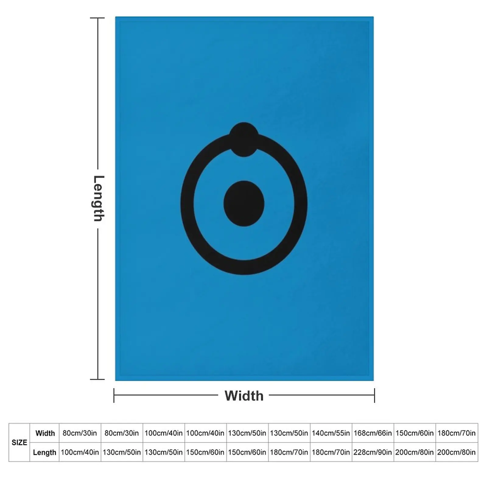 Doctor Manhattan Hydrogen Atom Symbol Throw Blanket blankets ands Furry Kid'S Bed linens Thin Sleeping Bag Blankets
