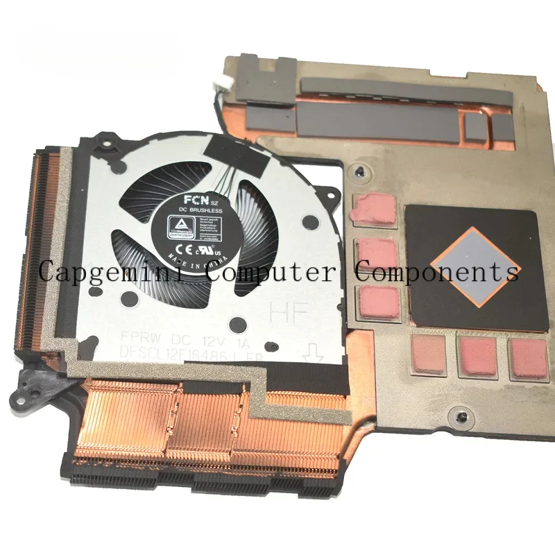 Imagem -03 - Módulo Térmico Cpu Gpu Dissipador com Ventilador Legião 16arha7 82uh 5h40s20691 Novo