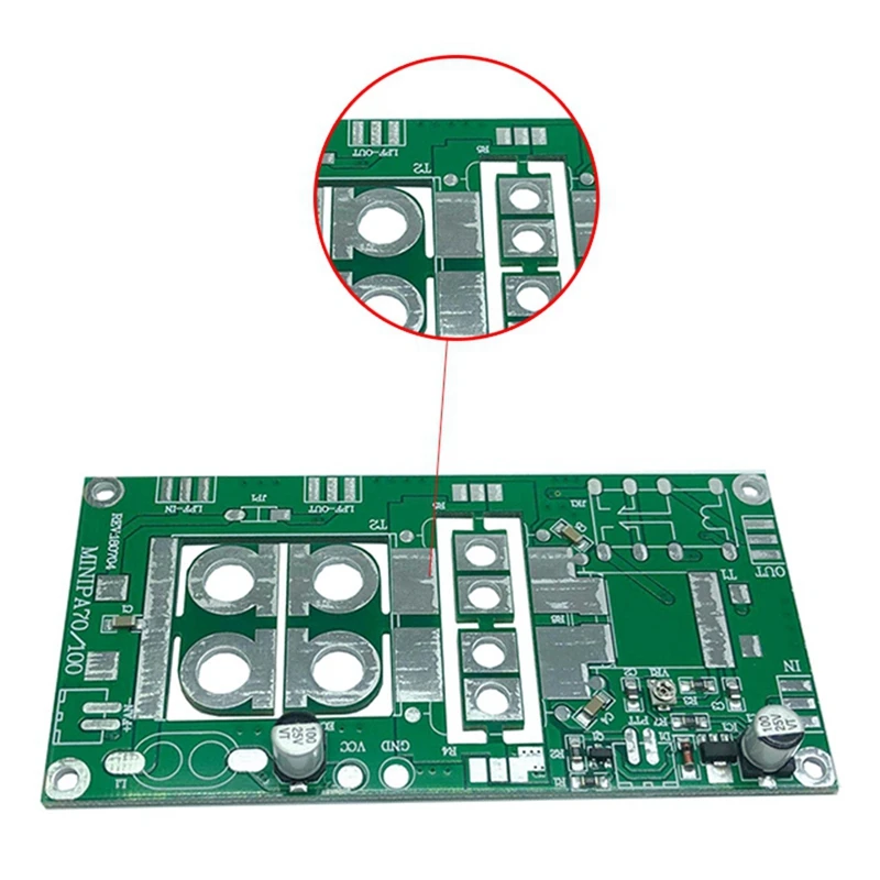 2X DIY Kits 70W SSB Linear HF Power Amplifier For YAESU FT-817 KX3 FT-818 SMD Parts Soldered