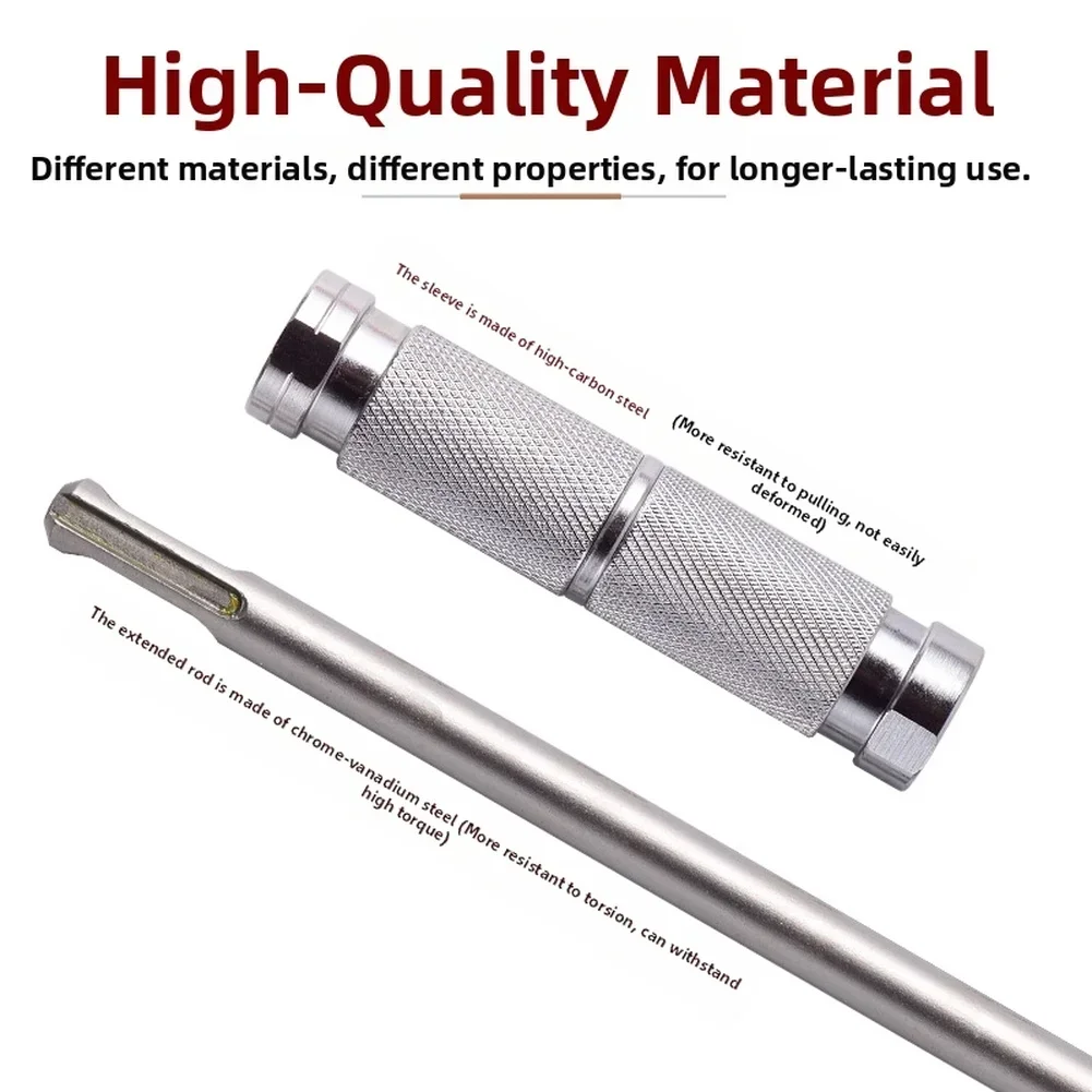 Extension Rod 26cm FOR SDS PLUS Extension Rod Quick Release Adapter For Rotary Hammer Drill Extension Rod Multifunctional Drilli