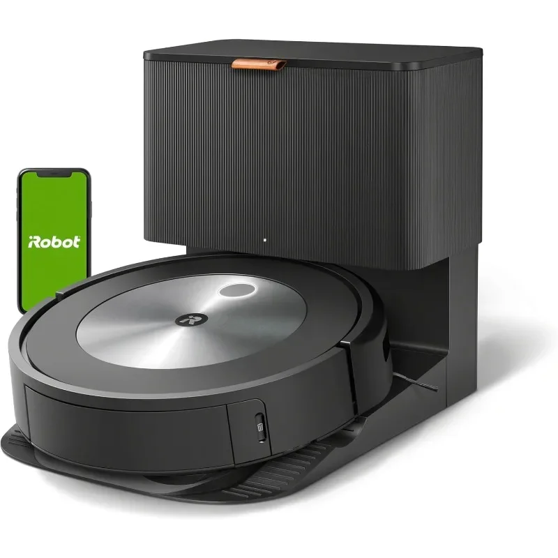 iRobot Roomba j7+ (7550) Self-Emptying Robot Vacuum – Uses PrecisionVision Navigation to Identify & Avoid Objects Like Socks