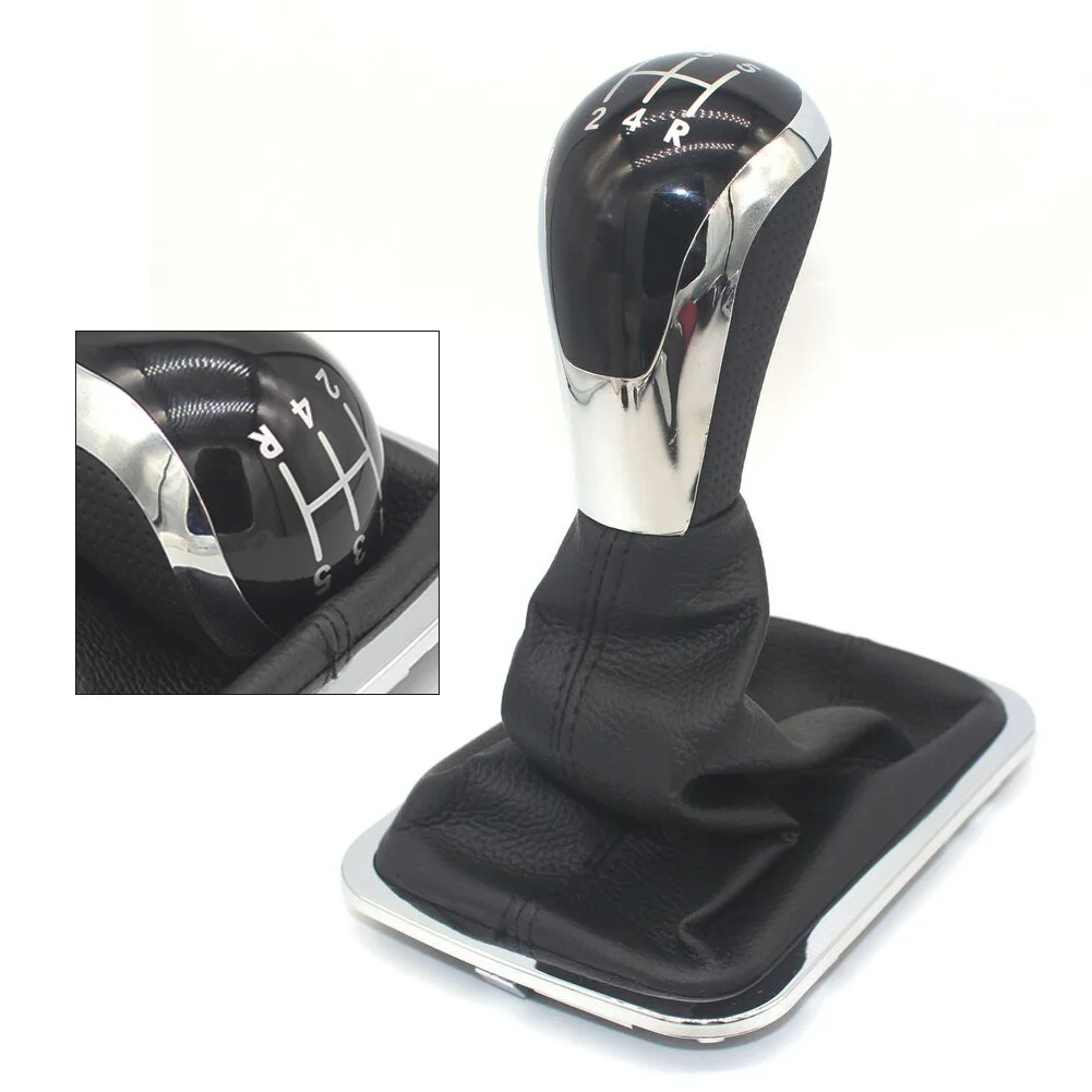 5 Speed Shift Knob with Dust Cover Compatible with For Geely For Emgrand 7 For EC7 For EC718 2012 2013 Vehicle Gear Shifter