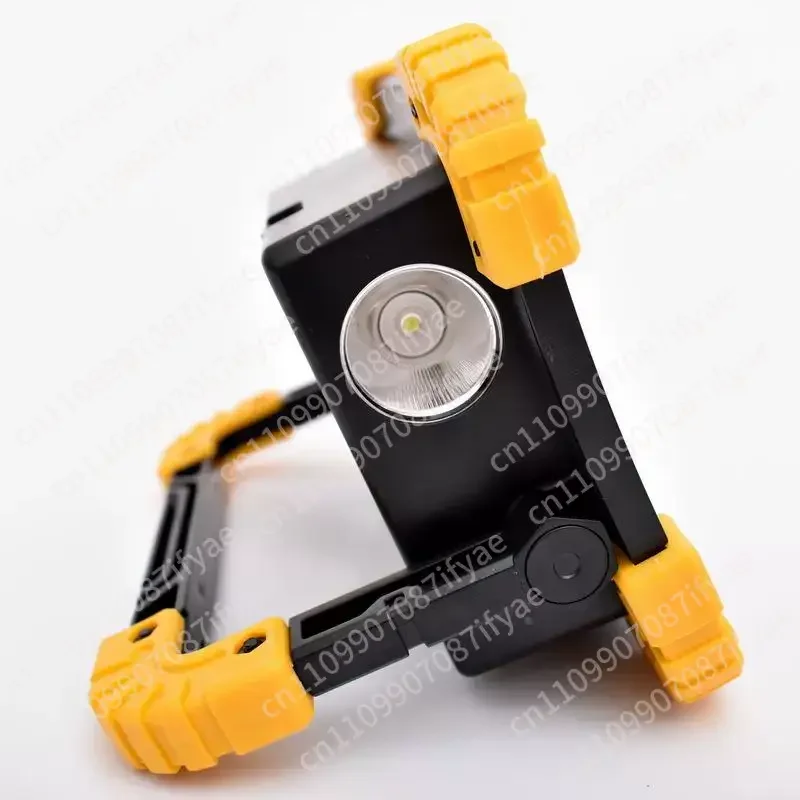 Multifunctional charging cob strong light flashlight high power camp outdoor light portable flood light