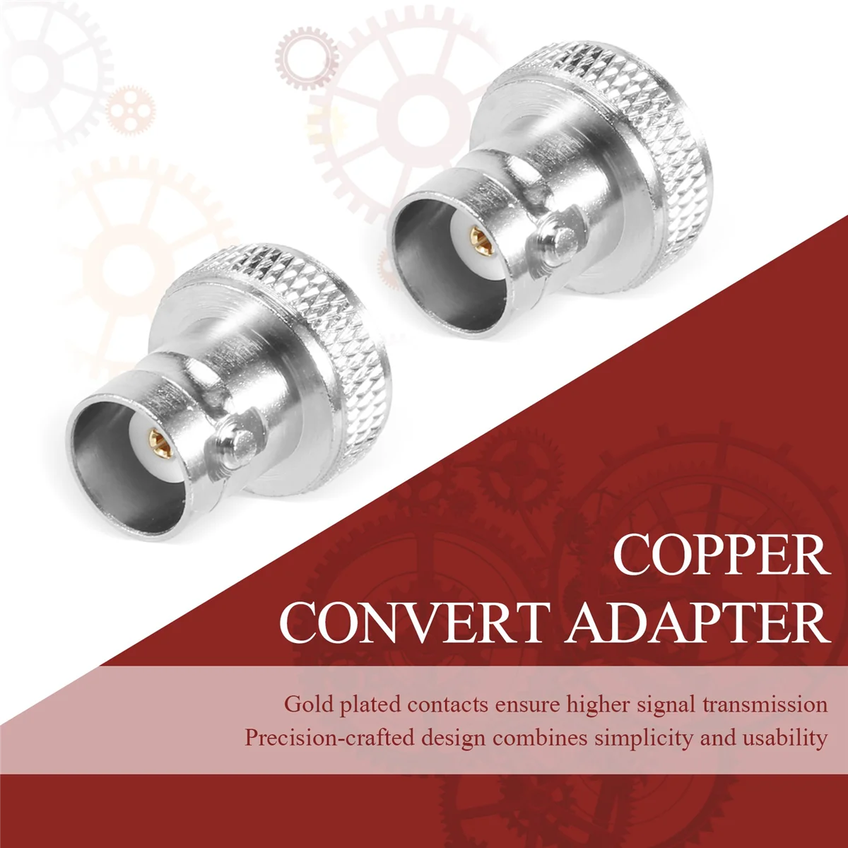 AT77 2 шт. SMA Female to BNC Female Convert адаптер для двусторонней радиосвязи BaoFeng UV-5R FD-880