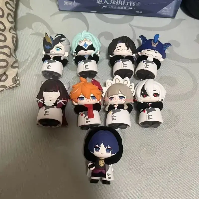 Mihoyo Genshin Impact Fatui Harbinger Q Version Serie Blind Box Desktop Mini Puppe Modell Spielzeug Trend Dekoration Überraschung Geschenke – Detail 23