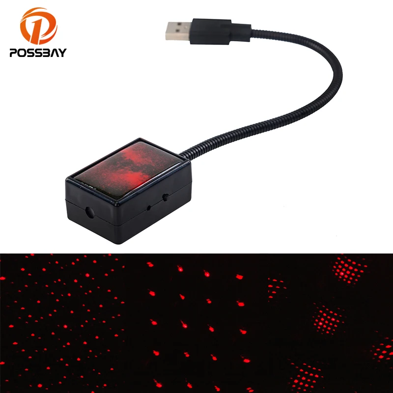 

1 шт., автомобильная подсветка POSSBAY, романтичная USB-подсветка