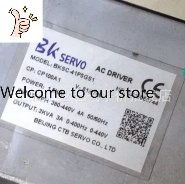 

2025.5 Индивидуальный оригинальный сервопривод шпинделя BKSC-41P5GS1 Super Synchronous CTB 1.5 кВт, обновленный до 41P5GH5