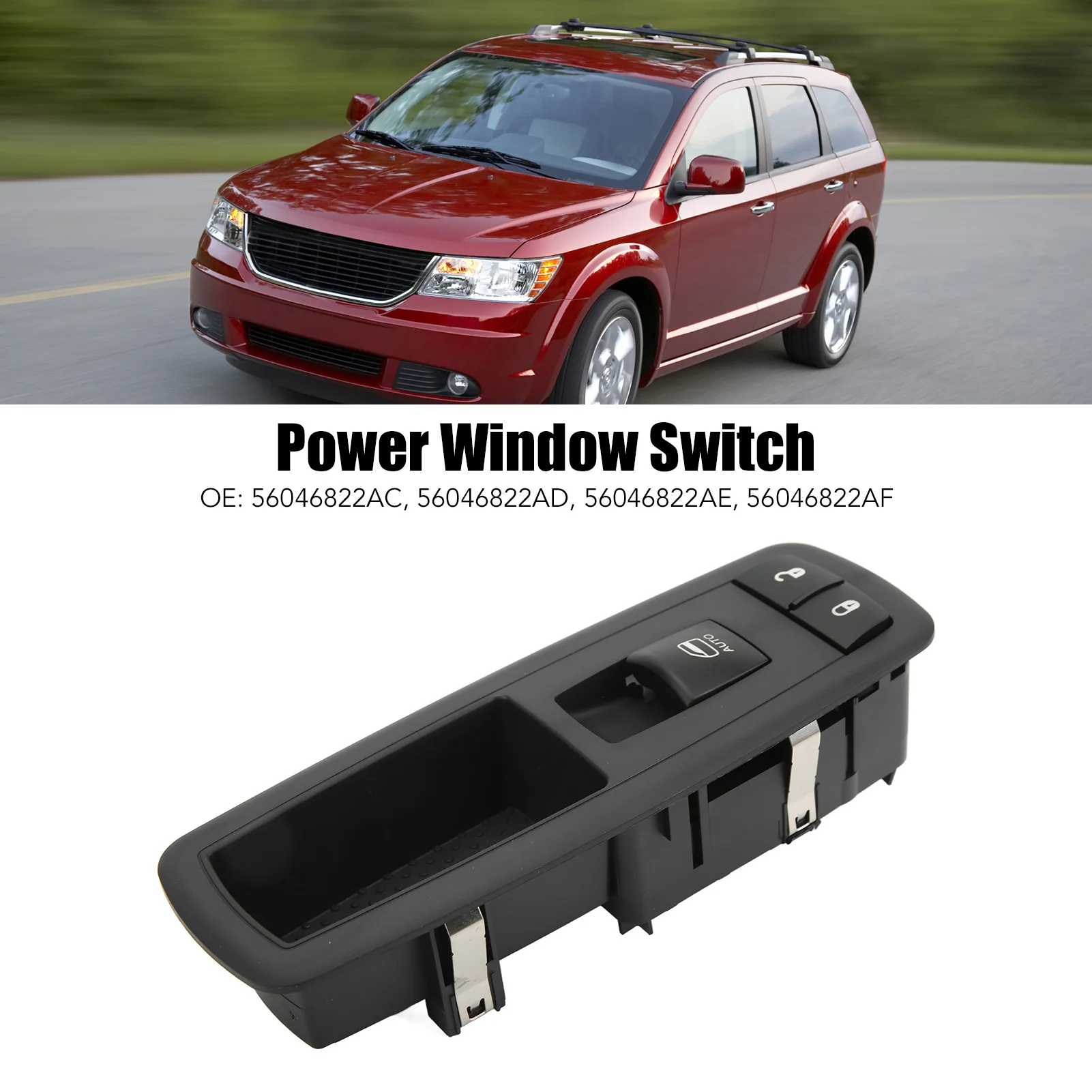 Front Passenger Side Power Window Switch 56046822AF Replacement For Grand Caravan