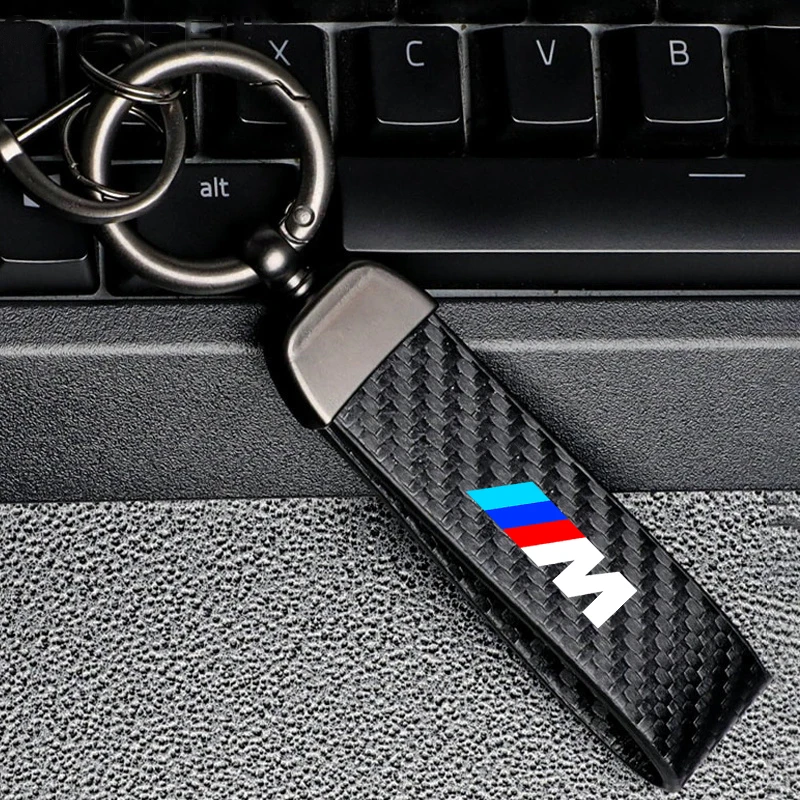 

PU Leather Car Keychain Business Gift Metal Key Chain For BMW M Performance E46 E90 E60 F10 F30 E39 E36 F20 E87 G30 E92 E91 X5