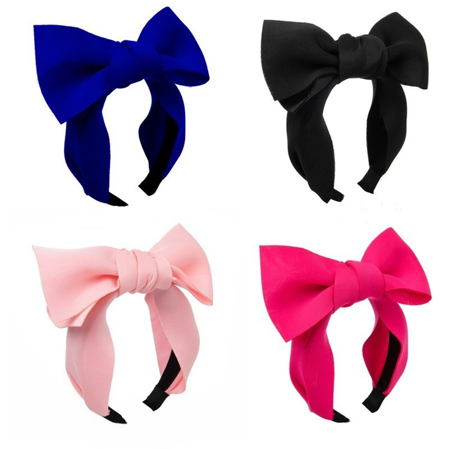 1PC Fashion Women Headbands for Women Korean Large Hair Bows Hairband Wide Headbands Hair Hoop Headwear Girls Hair Accessories