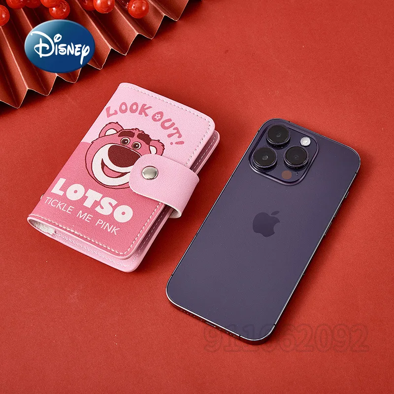Disney Winnie The Pooh New Women's Card Holder Luxury Brand Original Credit Card Holder Multi-card Slot Fashion Card Holder