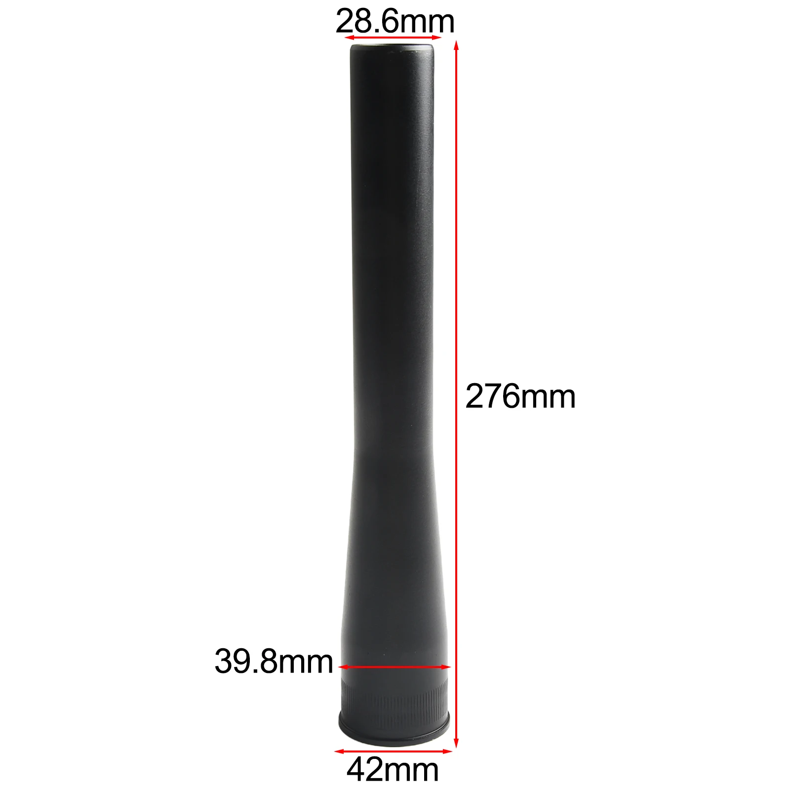 Mountain Bike Front Fork Head Tube 28.6mm 39.8mm Aluminum Alloy Cone-shaped Vertical Steerer Tube Bicycle Forks Accessories