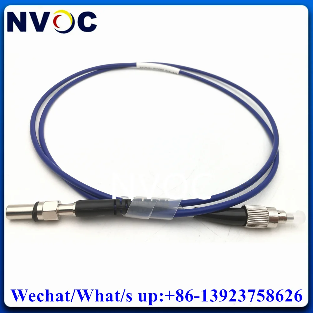 SMA905 Round-FC/SMA Silica Core Metal Ferrule Simplex(VIS 200-1100nm,~0.22NA),1/2/3/5/7M,300U Armored Fiber Optic Patch Cord