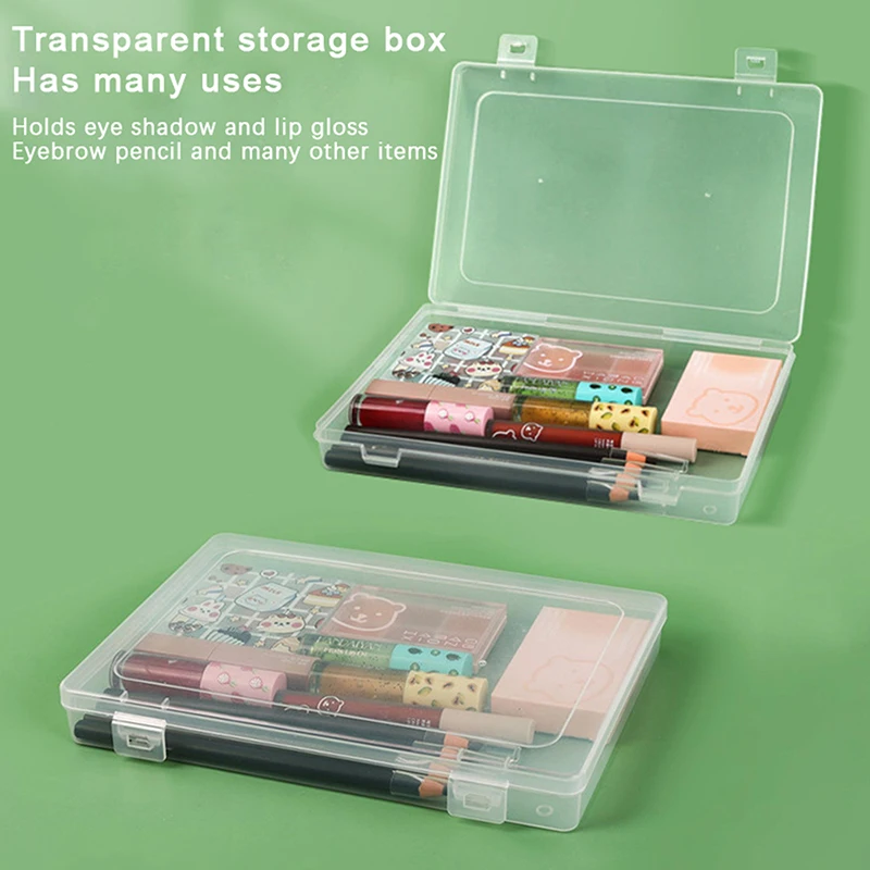 Manicure Patches Storage Box Fake Nails Art Works Transparent Display Box Wearable False Nails Dustproof Transparent Plastic Box