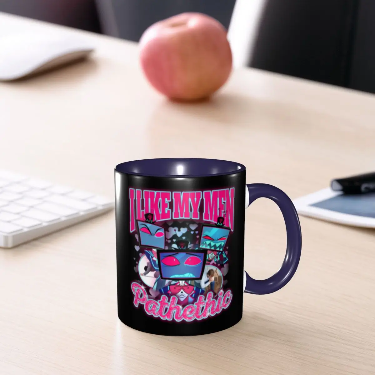 Picture 7: Hazbins Anime Animation Hotel Vox Mug Personalized Ceramic Coffee Mug Creative Gift