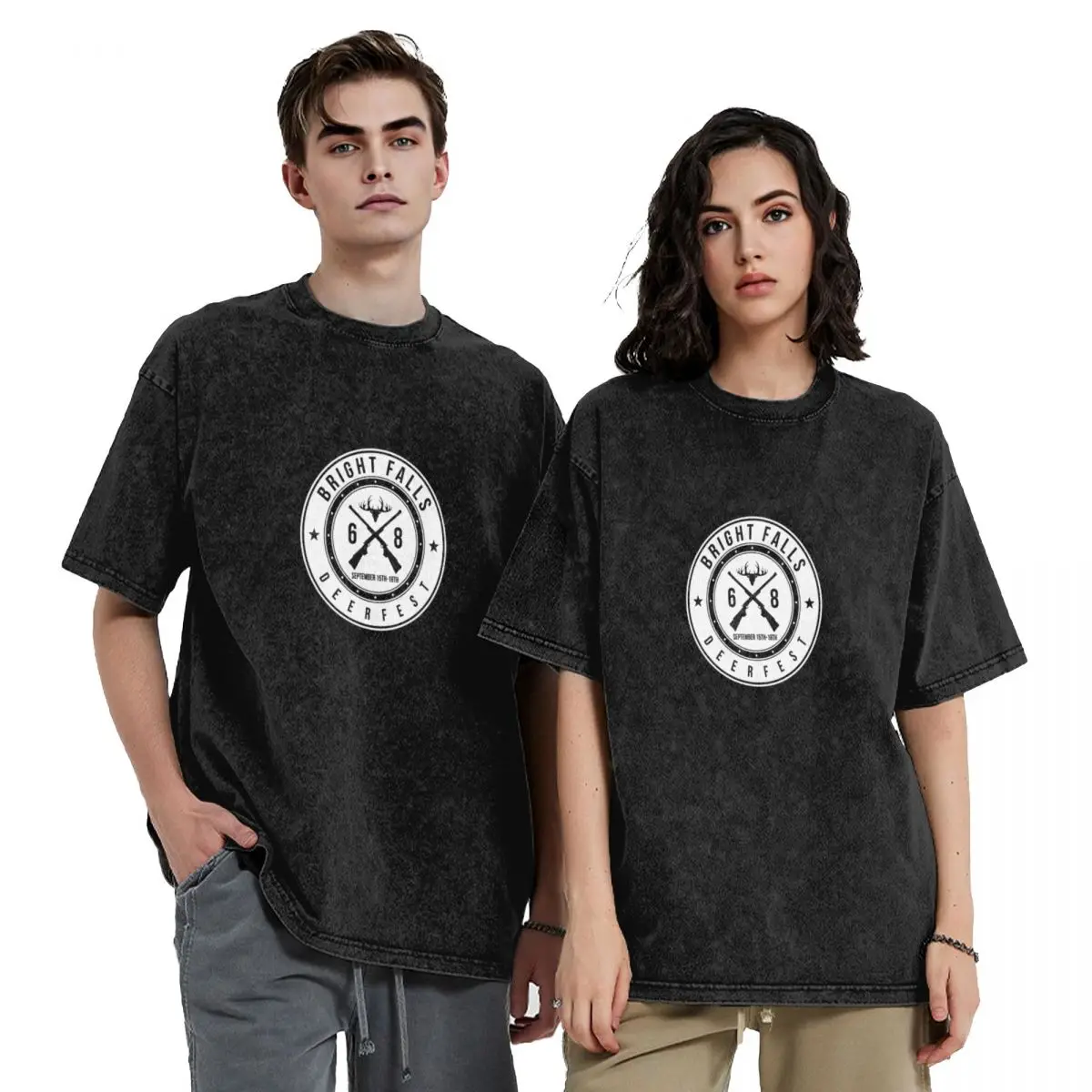 

Bright Falls Deerfest - Inspired By Alan Wake Deer Fest T-Shirt graphics clothes plus size men clothing
