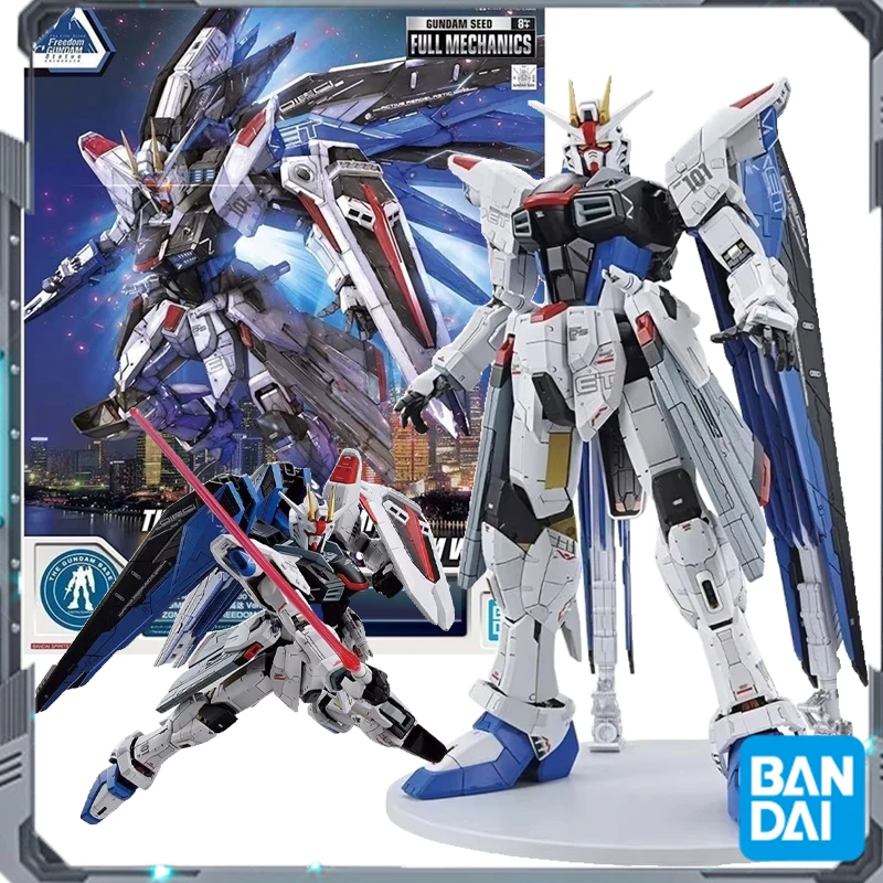 Bandai Originathe Gundam Base Limited Fm Zgmf-x10a Freedom Gundam Ver. lAnime Action Figure Assembly Model Toys Collectible Mode