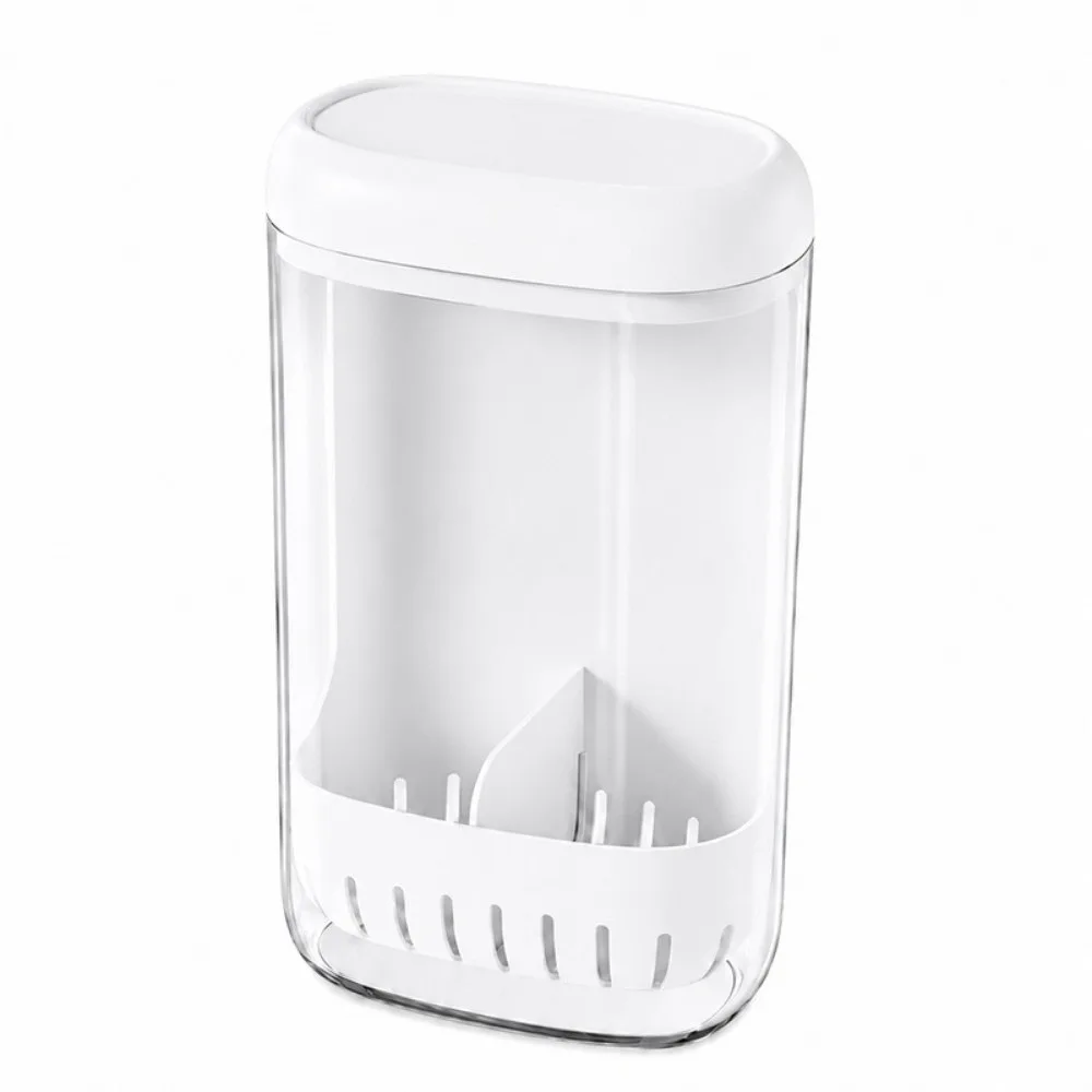 Clear Cilantro Hydroponic Box Upright Preservation Vegetable Container With Drainage With Lid Produce Saver Container