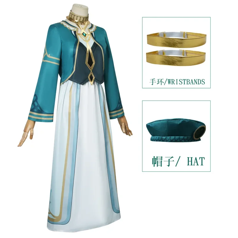 Anime Impact Cosplay die Akademiya Cosplay Uniform Anzug Kleid Cosplay Kostüm Halloween Party Outfit für Männer Frau