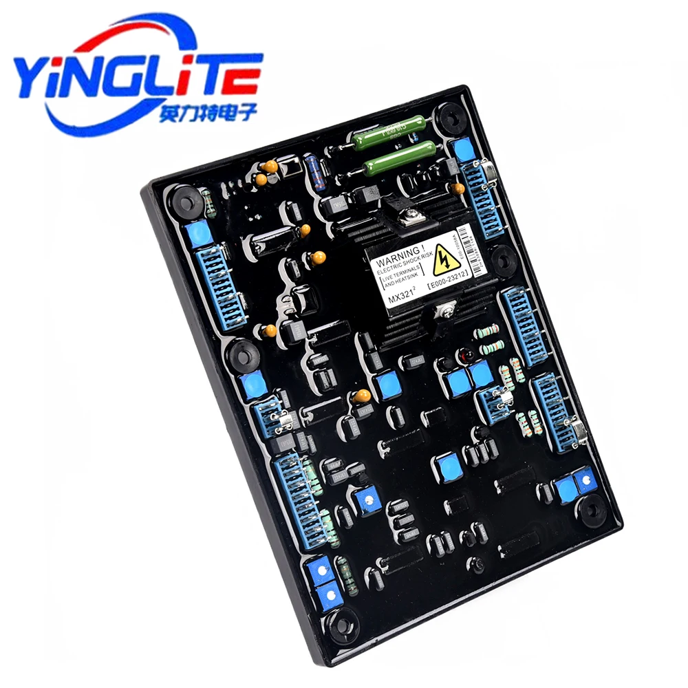 Imagem -03 - Regulador de Tensão Automático e Estabilizador Painel de Controle Gerador de Ímã Permanente Trifásico Peças Sobressalentes Mx321 Avr Pmg