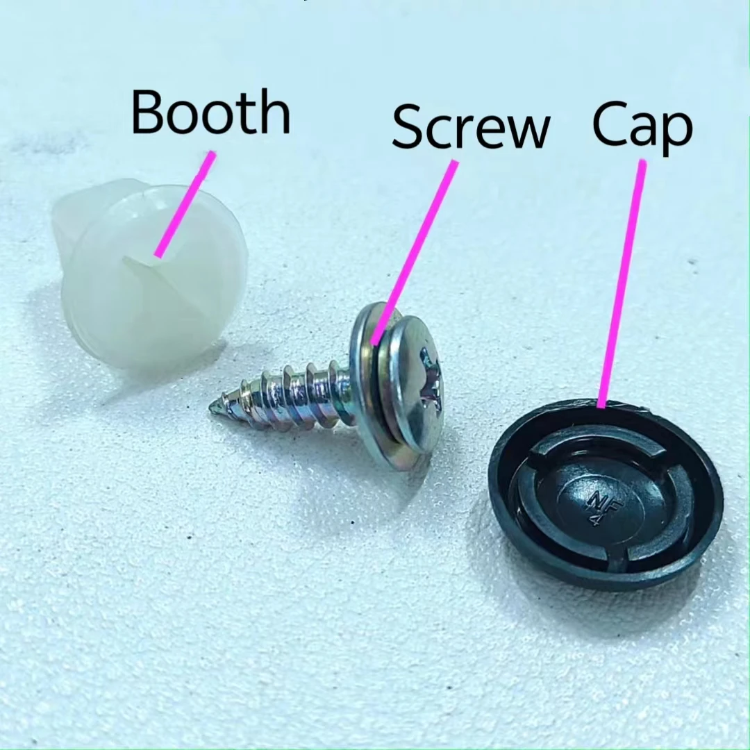 Front Door Trim Screw Cover Kit For Mitsubishi PAJERO V73 V77 V93 V97 MR532127 MR532128 MR402298 MS480010