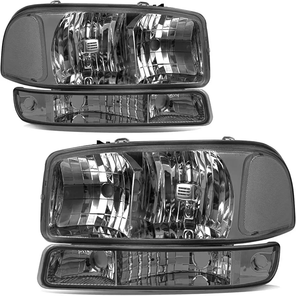 Headlight Head Light for GMC Sierra 1500 Yukon 1999 2000 2001 2002 2003 2004 2005 2006  Without Light