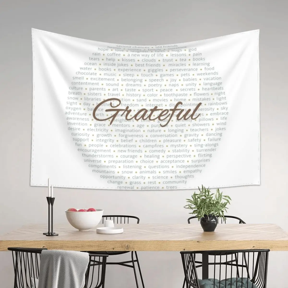 

Gratitude - Color Tapestry Room Design Bedrooms Decorations Aesthetic Room Decoration Decoration For Home Tapestry
