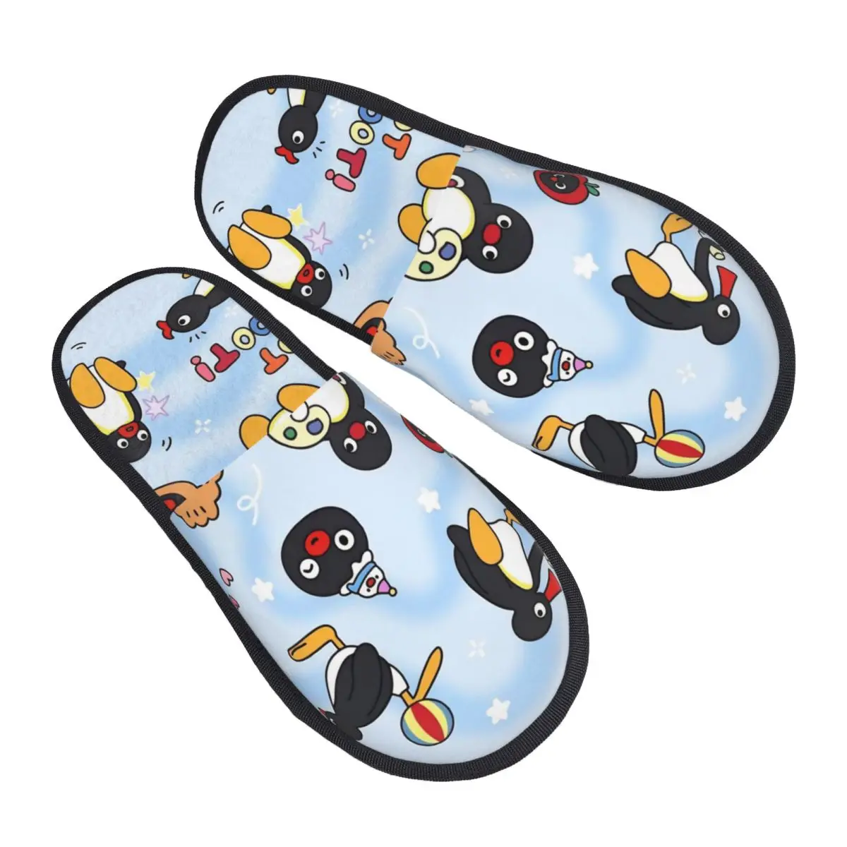 

Noot Noot Pingu House Slippers Non-skid Penguin Meme Soft Household Fur Slippers Slides Indoor