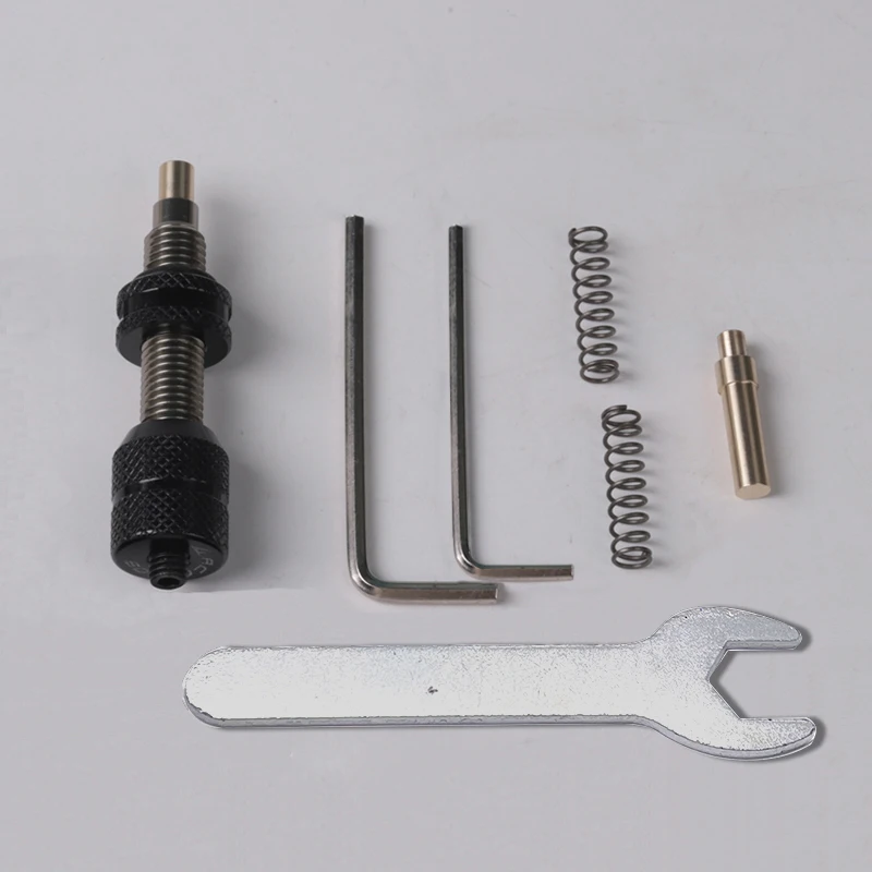 Recurve Bow Archery Cushion Plunger, Screw-in Pressure Button, Aluminum Alloy, Shooting Hunting Equipment