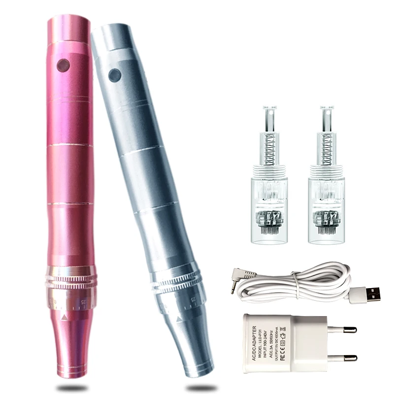 Electric Wireless Derma Pen Ultima Microneedling Pen Mesotherapy Auto Microneedle Derma System Therapy Beauty Care Tool