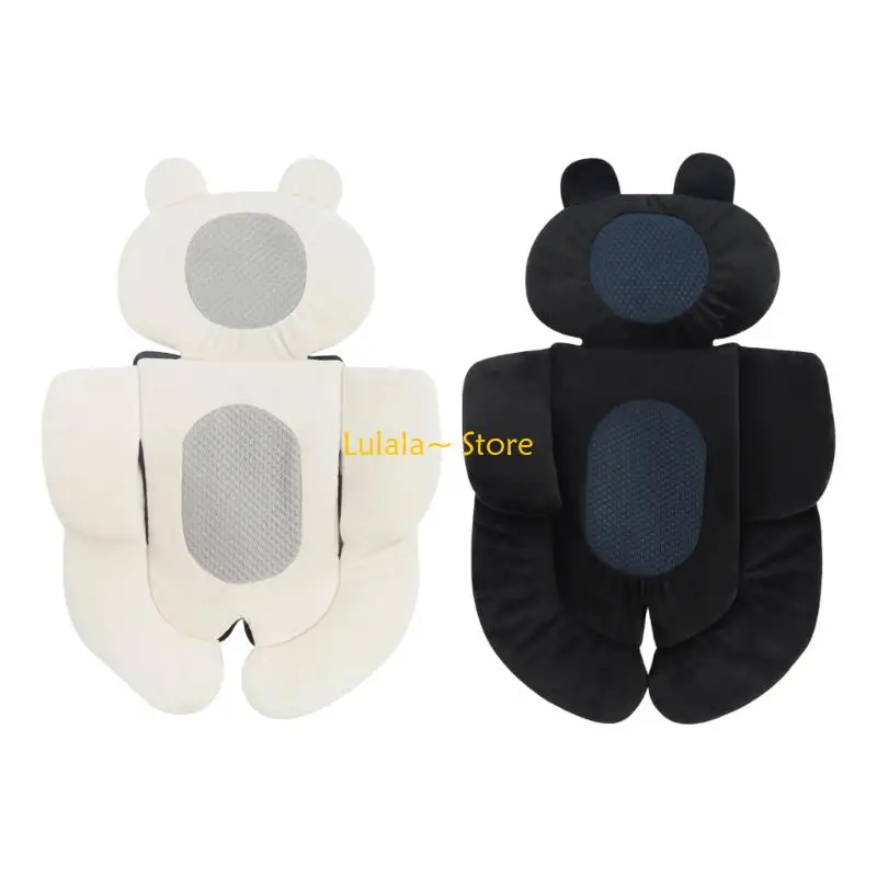 Y4QA Protective Infant Travel System Pad Machine Washable Cotton Blend Cushion With Secure Grip Technology