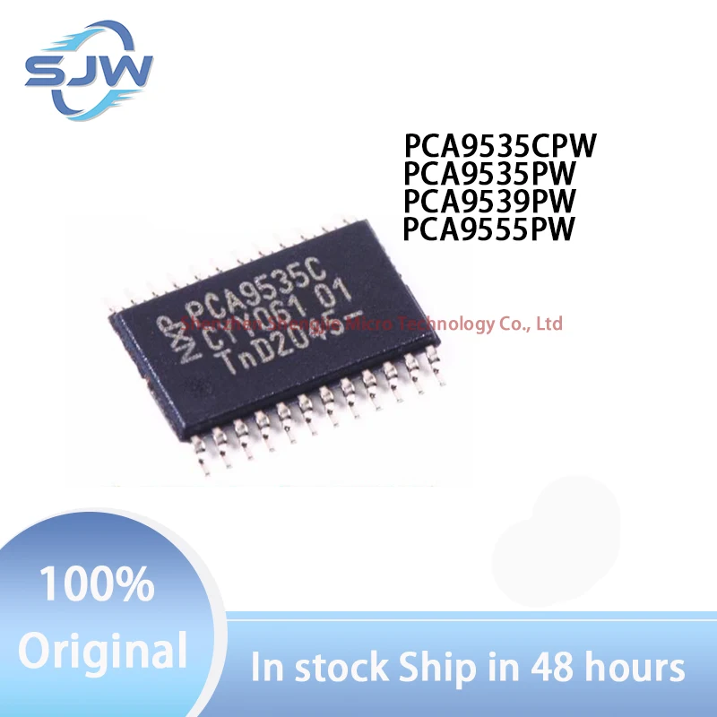 

PCA9535CPW PCA9535PW PCA9539PW PCA9555PW screen printing PCA9535C PCA9535PW PCA9539PW PCA9555 TSSOP-24 I/O extender CHIP