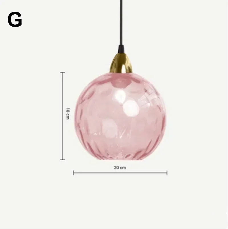 Moderne hanglamp met Scandinavisch gekleurd glas, kroonluchter voor woonkamer, eetkamer, slaapkamer, kamerdecoratie, huisdecoratie