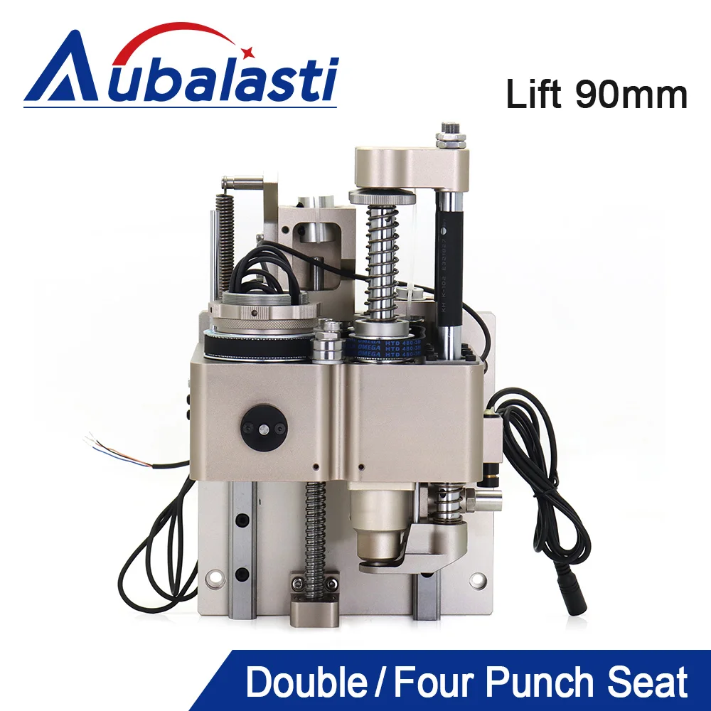 Aubalasti CNC Double Punch Four Punch Knife Seat Lift 90mm 24V NPN NO For CNC Vibrating Knife Cutting Machine