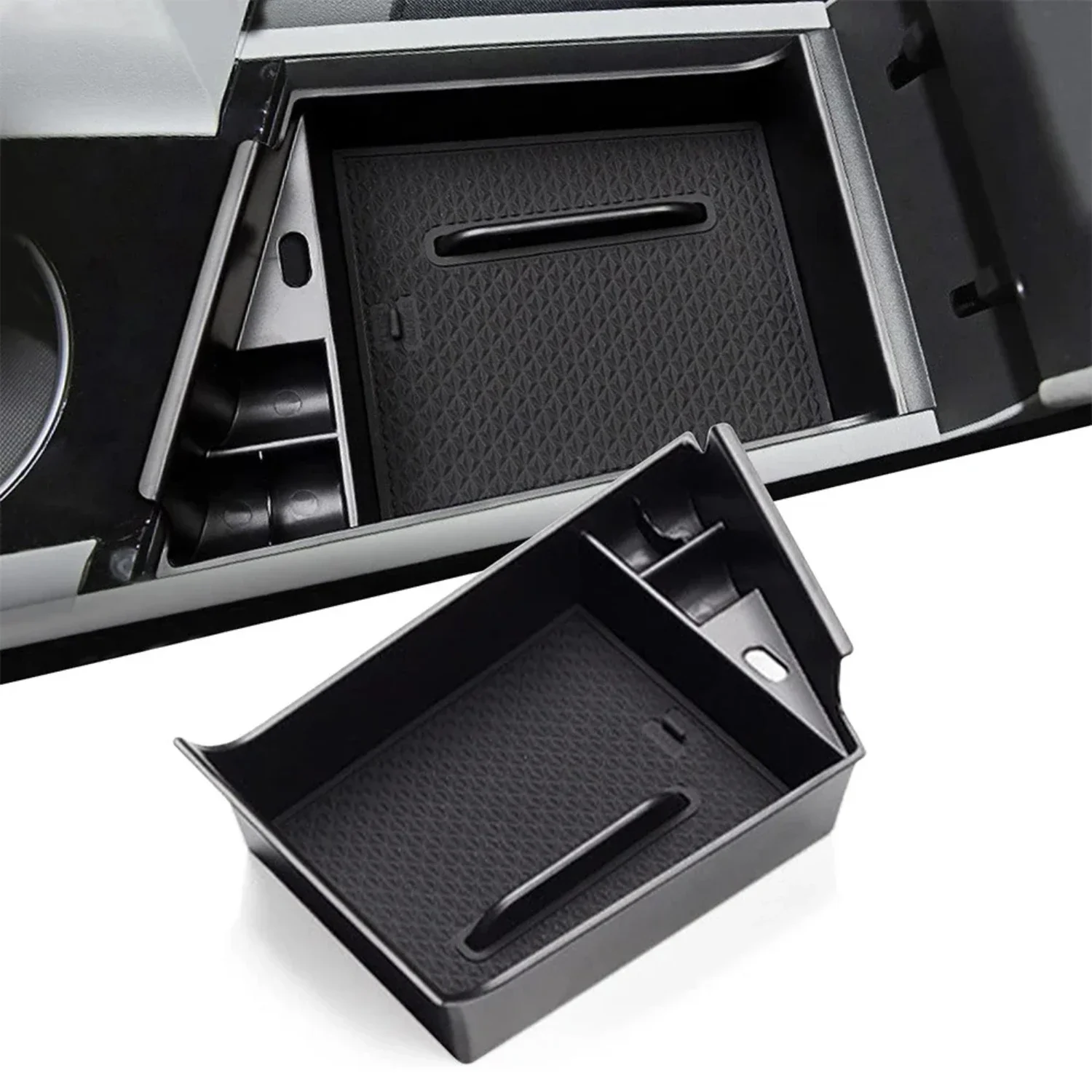 

Stylish and Functional Luxurious Central Armrest Box Organizer Tray Accessories for 2021 2022 Hyundai Elantra Avante i30 Sedan C