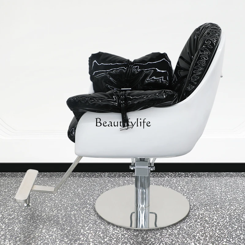 Barber Shop Chair Hairdressing Stool for Hair Salon High-End Hair Cutting Perm Simple Hair Care Chair