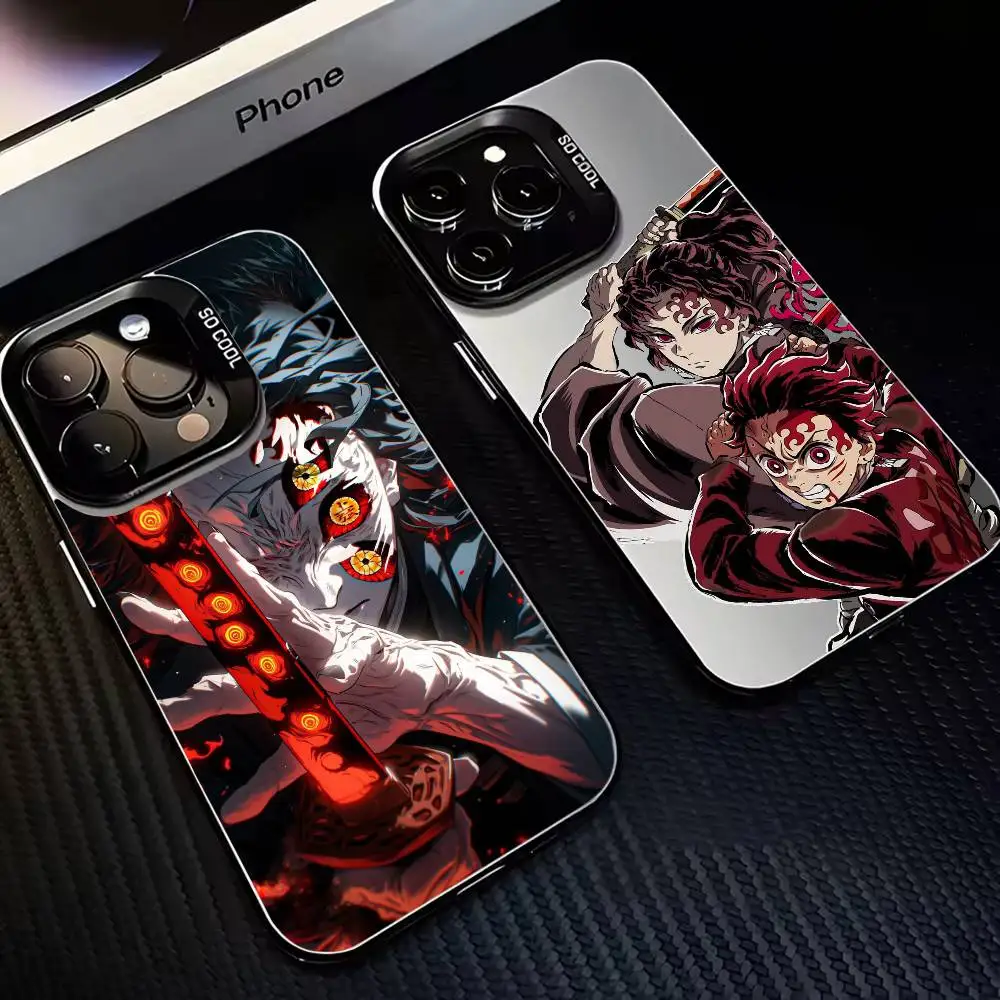 

Douma-DemonS-Slayer Phone Case For iPhone17,16,15,14,13,12,11 Plus,Pro Max Black Matte Shockproof Cover
