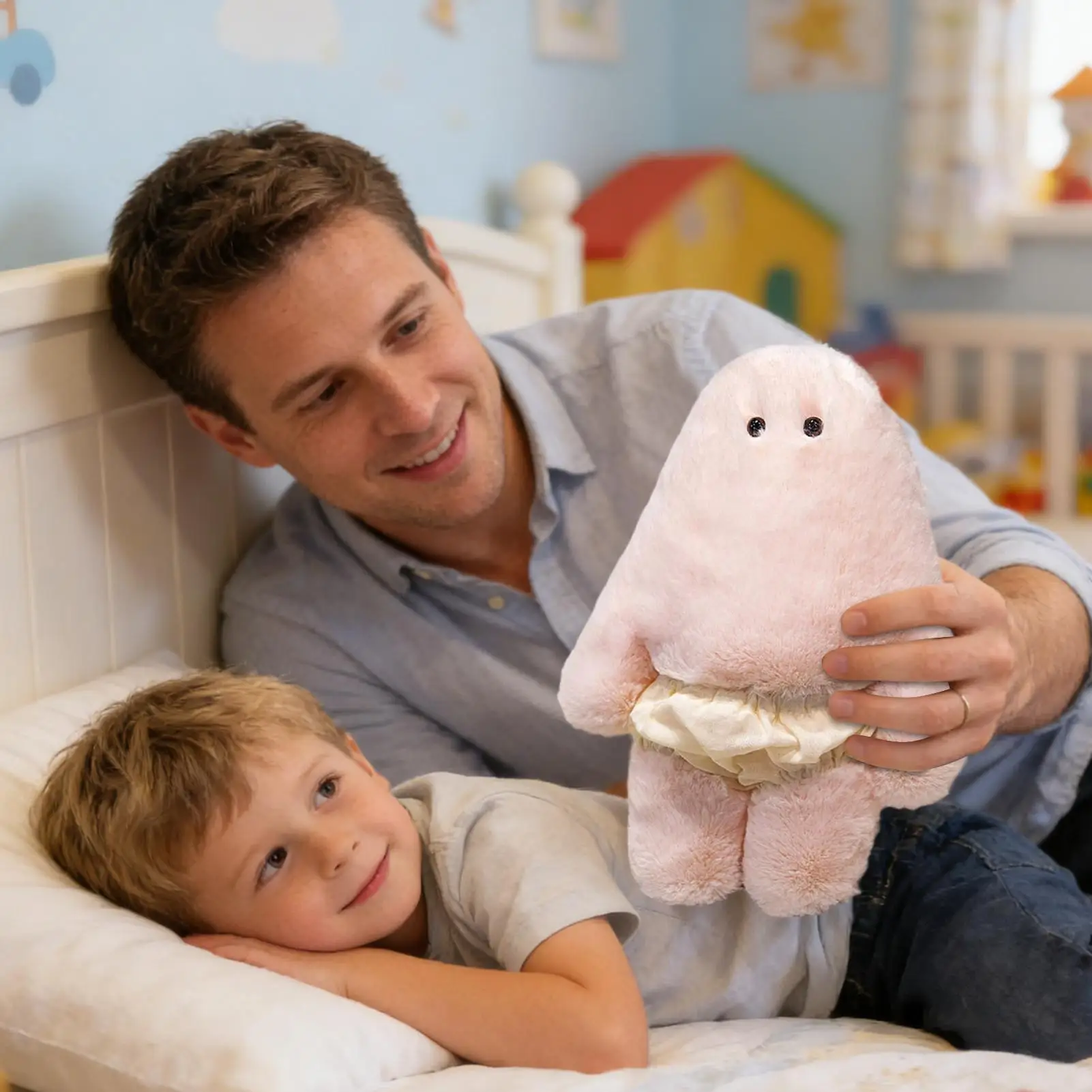 Cute Stuffed Silly Doll Funny Pants Jun Cuddly Plushie Doll Plush Figure Doll Stuffed Soft Gift Toys For Children Kids Boys