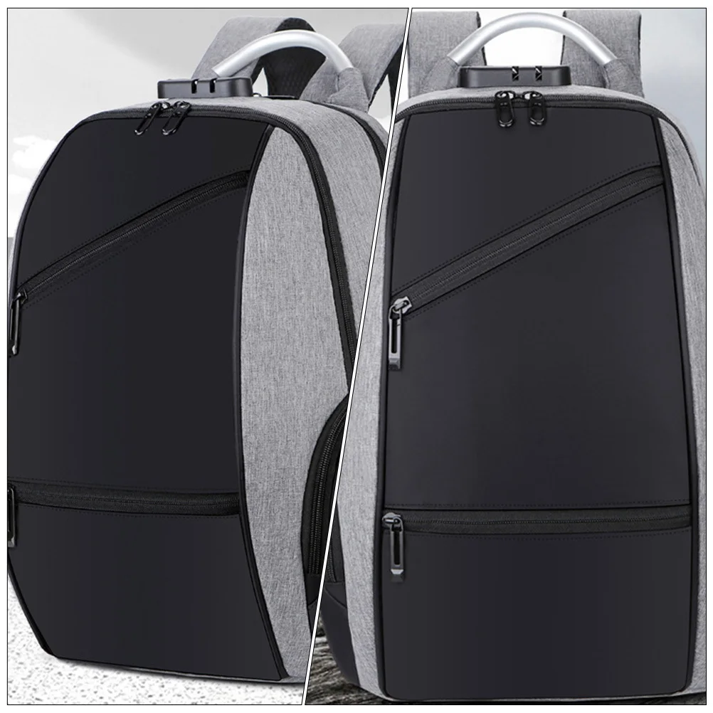 

Large Capacity Password Lock Laptop Backpack Waterproof Business USB Charging Port Computer Backpack Adjustable