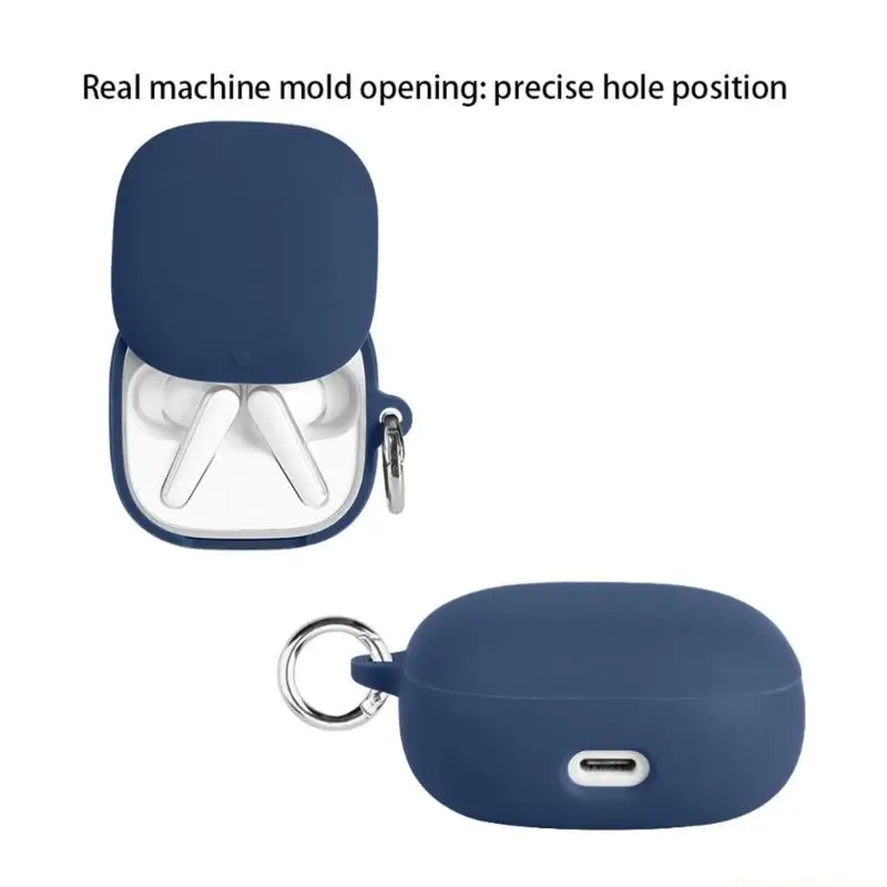 

F62C Гибкий защитный чехол для наушников Противоударный моющийся корпус Противопыльный рукав предотвращает попадание грязи для 5